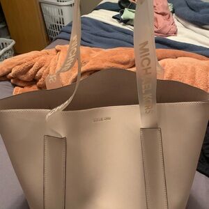 Michael Kors Beige Tote Bag